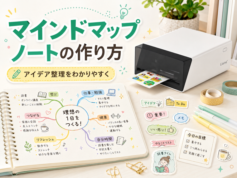 マインドマップノートの作り方