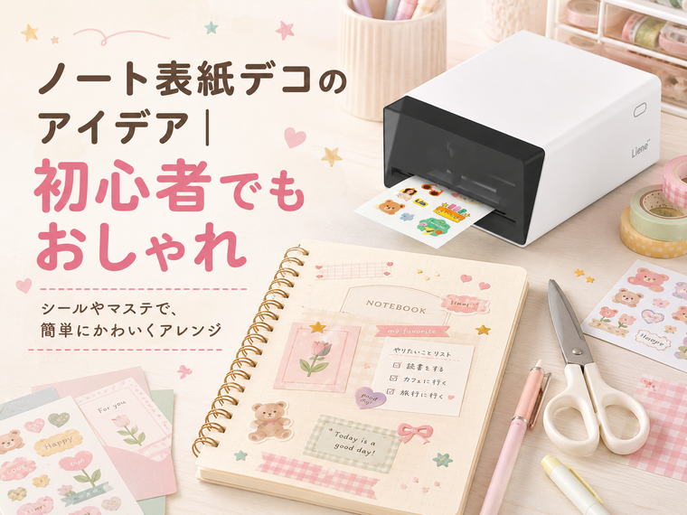 ノート表紙デコのアイデア｜初心者でもおしゃれ