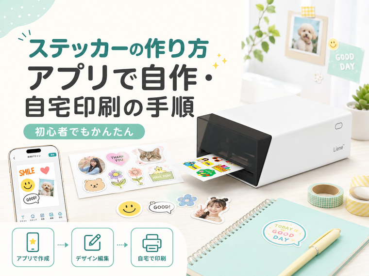 ステッカーの作り方｜アプリで自作・自宅印刷の手順【2026】