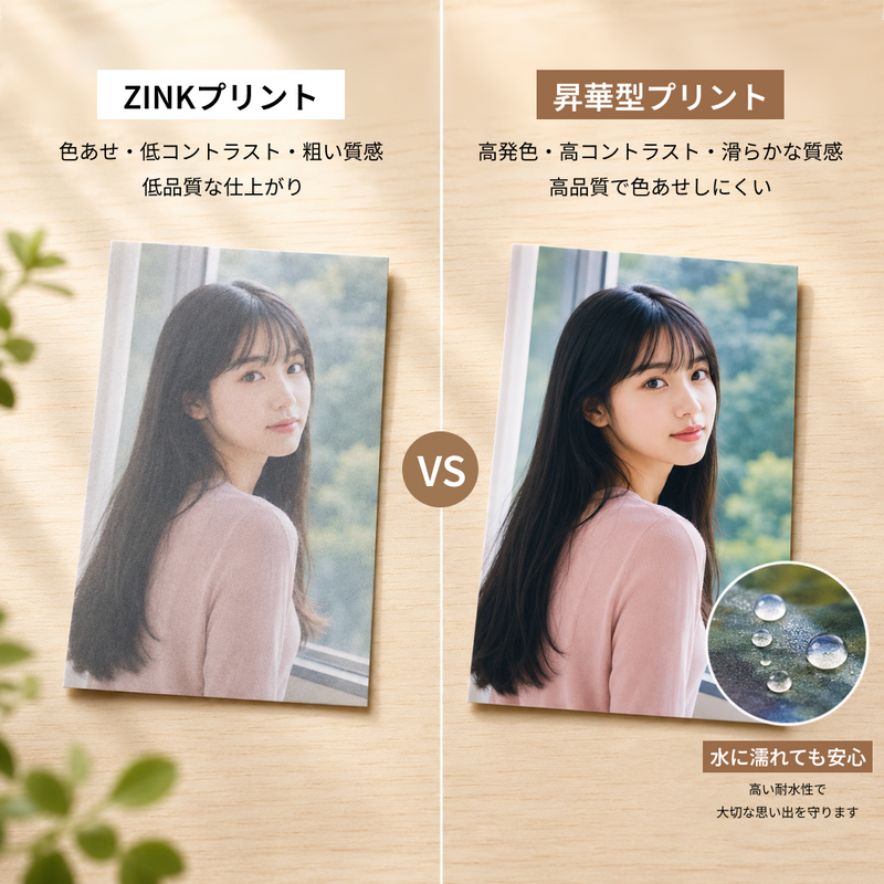 染料熱昇華技術。これが、本物の色再現。