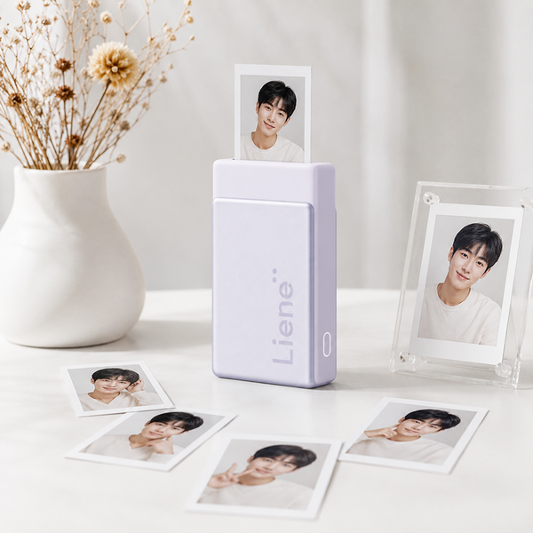 Liene Pearl N200 Pro パープル スマホプリンター 染料熱昇華方式 推し活トレカ自作