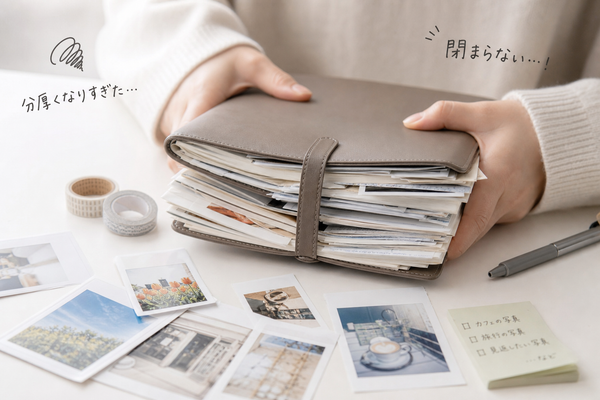 「手帳が分厚すぎる」