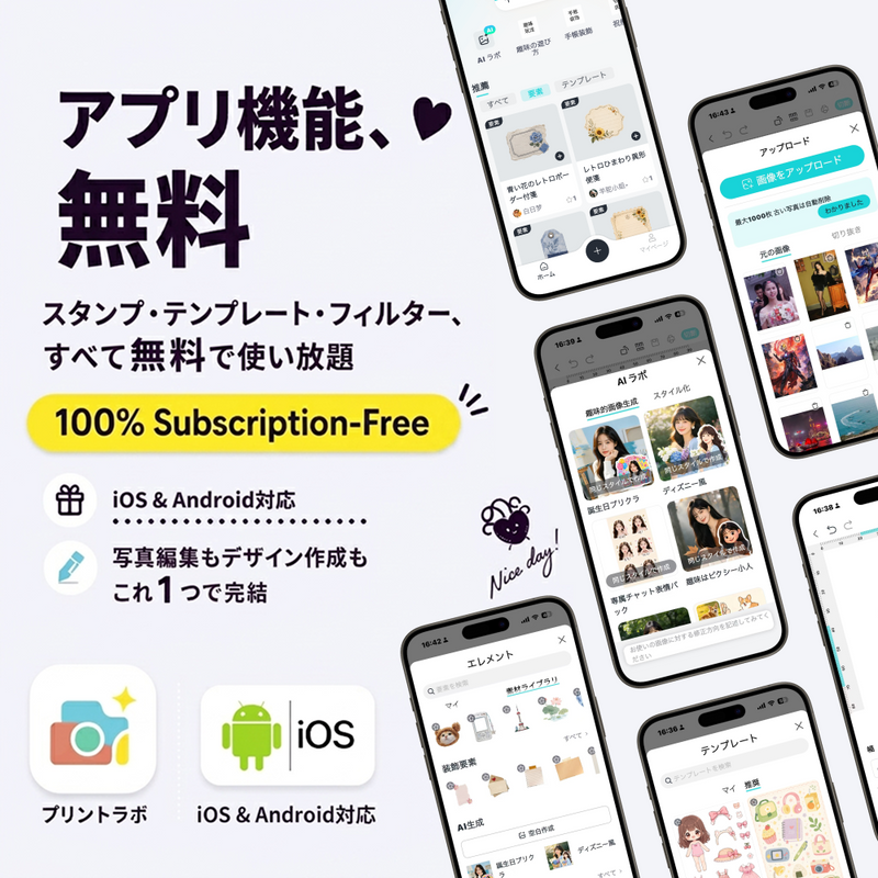 編集の自由度、業界トップクラス。